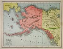 Watsons Atlas Map of Alaska'