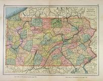 Watsons Atlas Map of Pennsylvania'
