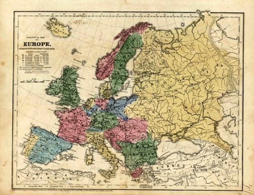 Political Map of Europe