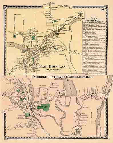 East Douglas and Uxbridge Centreville Wheelockville