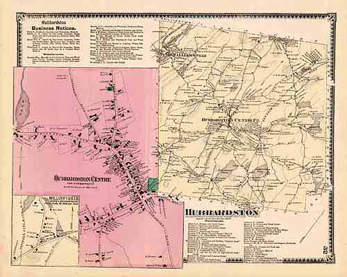 Hubbardston and Williamsville