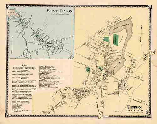 West Upton and Town of Upton West Upton and Town of Upton
