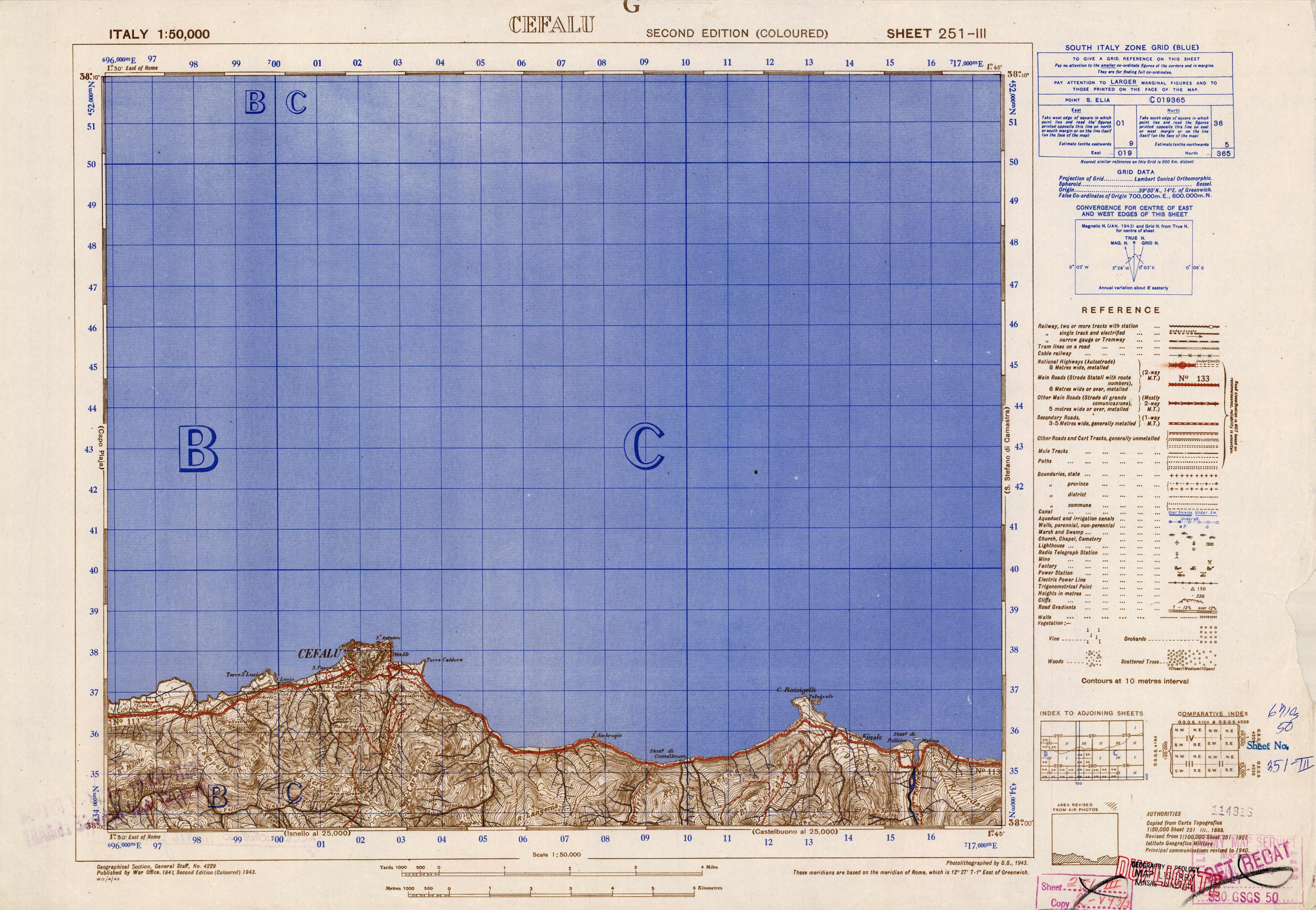 Cefalu - Sheet 251 III Cefalu - Sheet 251 III