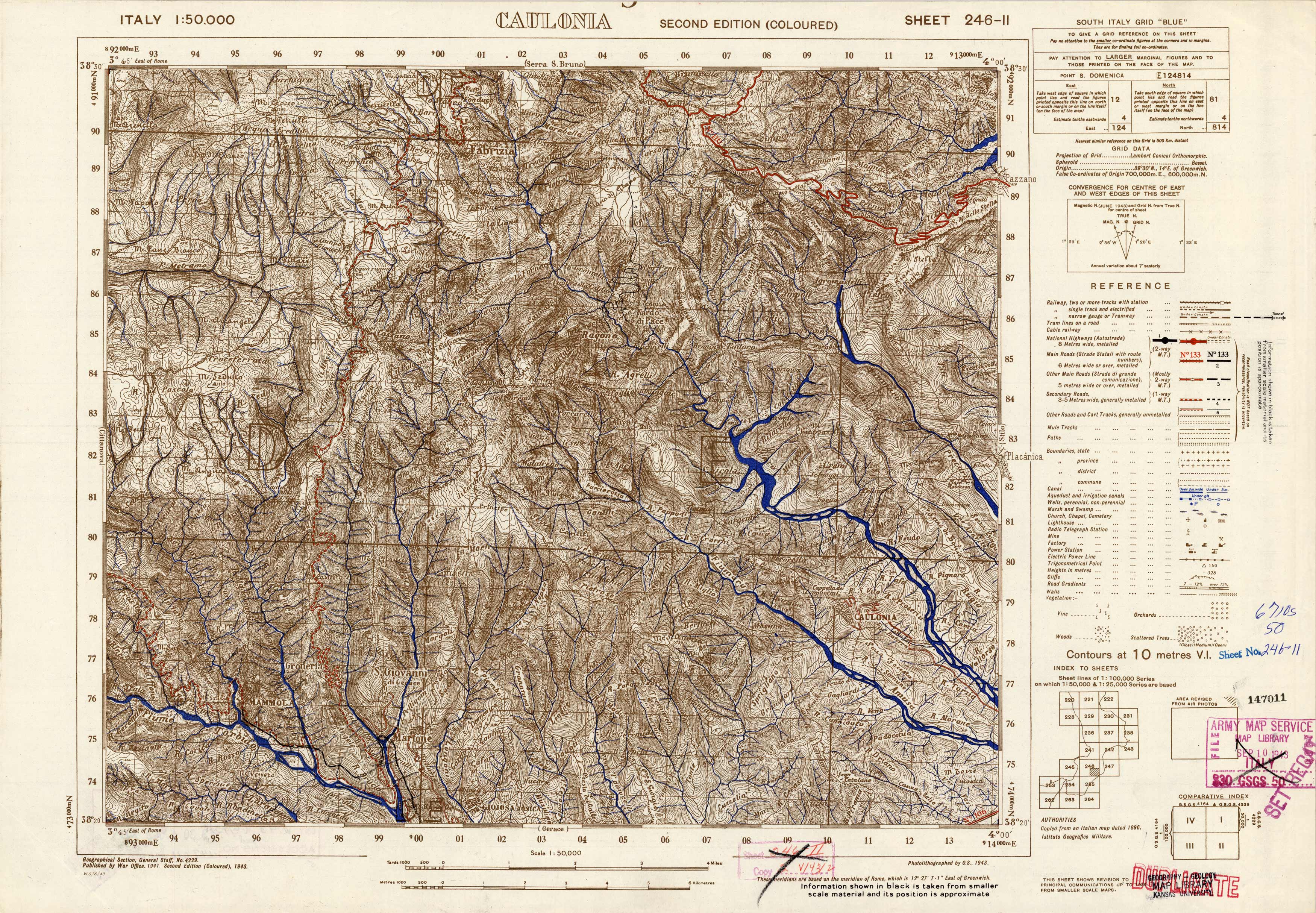 Caulonia - Sheet 246 II Caulonia - Sheet 246 II