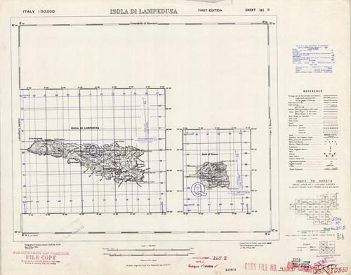 Isola Di Lampedusa (Lampedusa Island) - Sheet 265 II