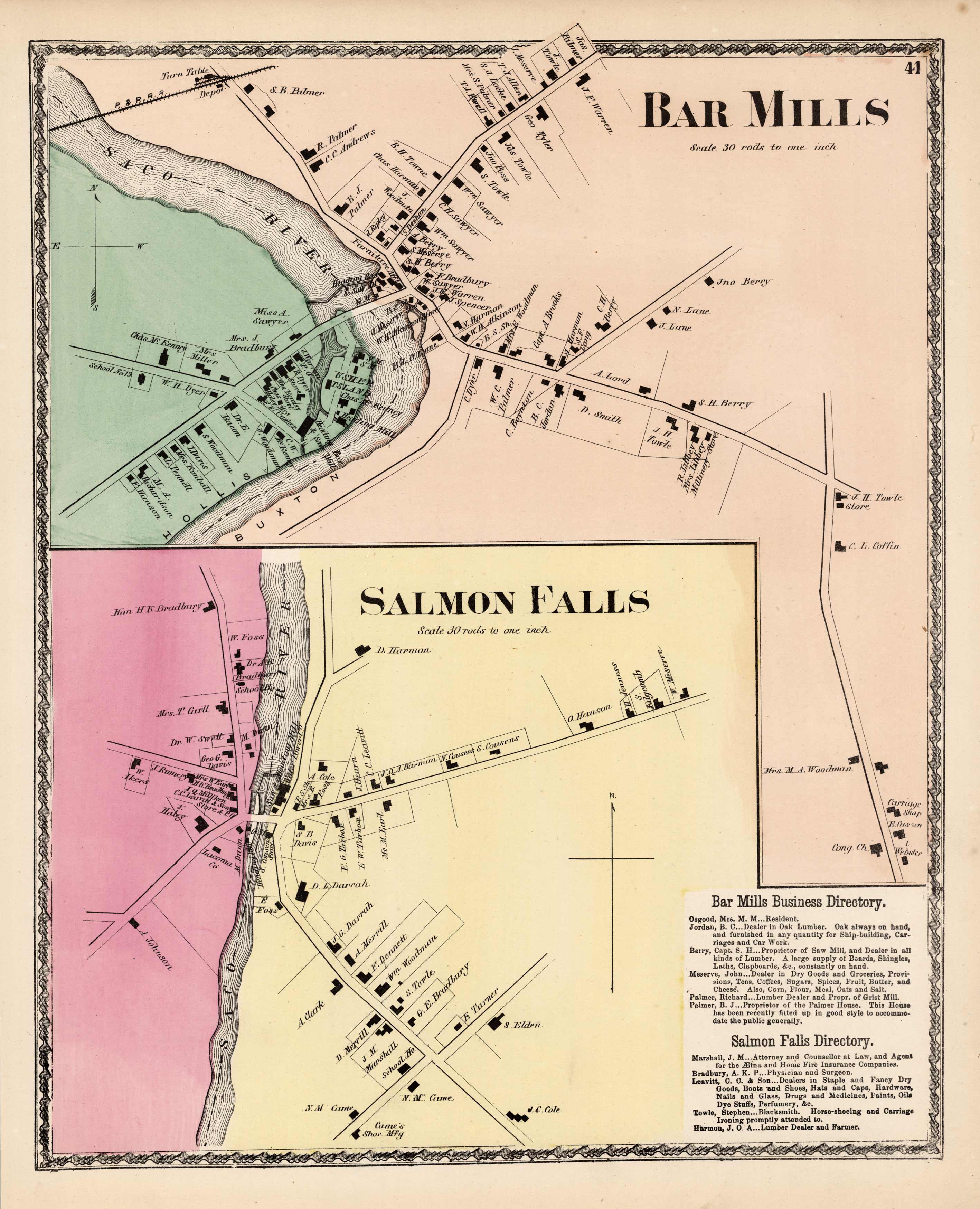 Bar Mills. Salmon Falls. (Maine) Art Source International