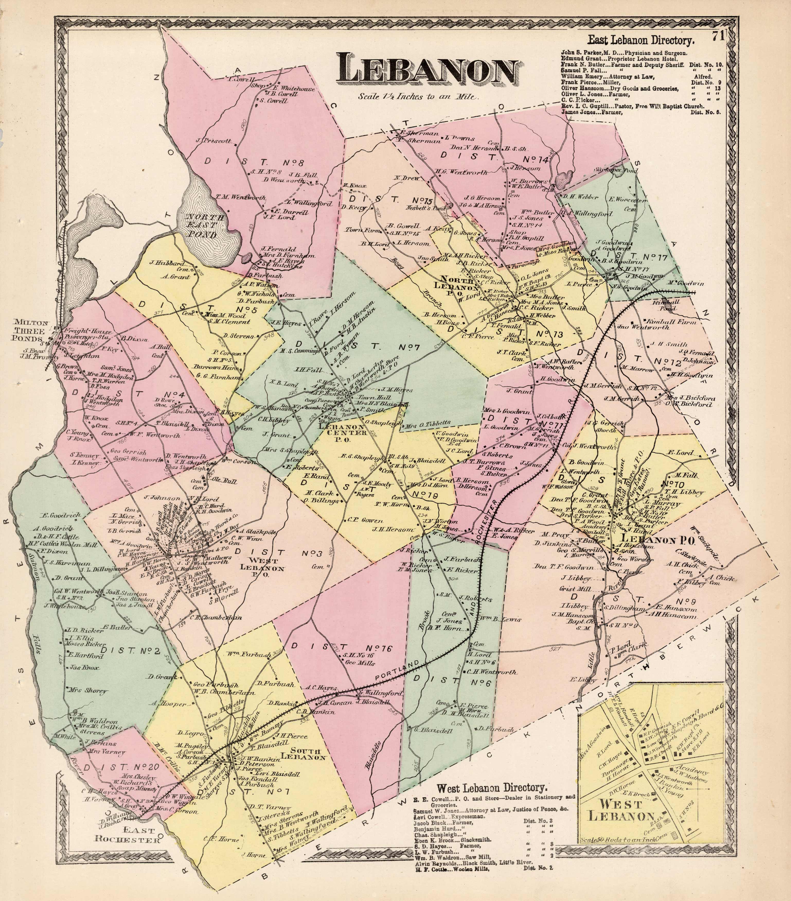 YORK 1872 LEBANON 