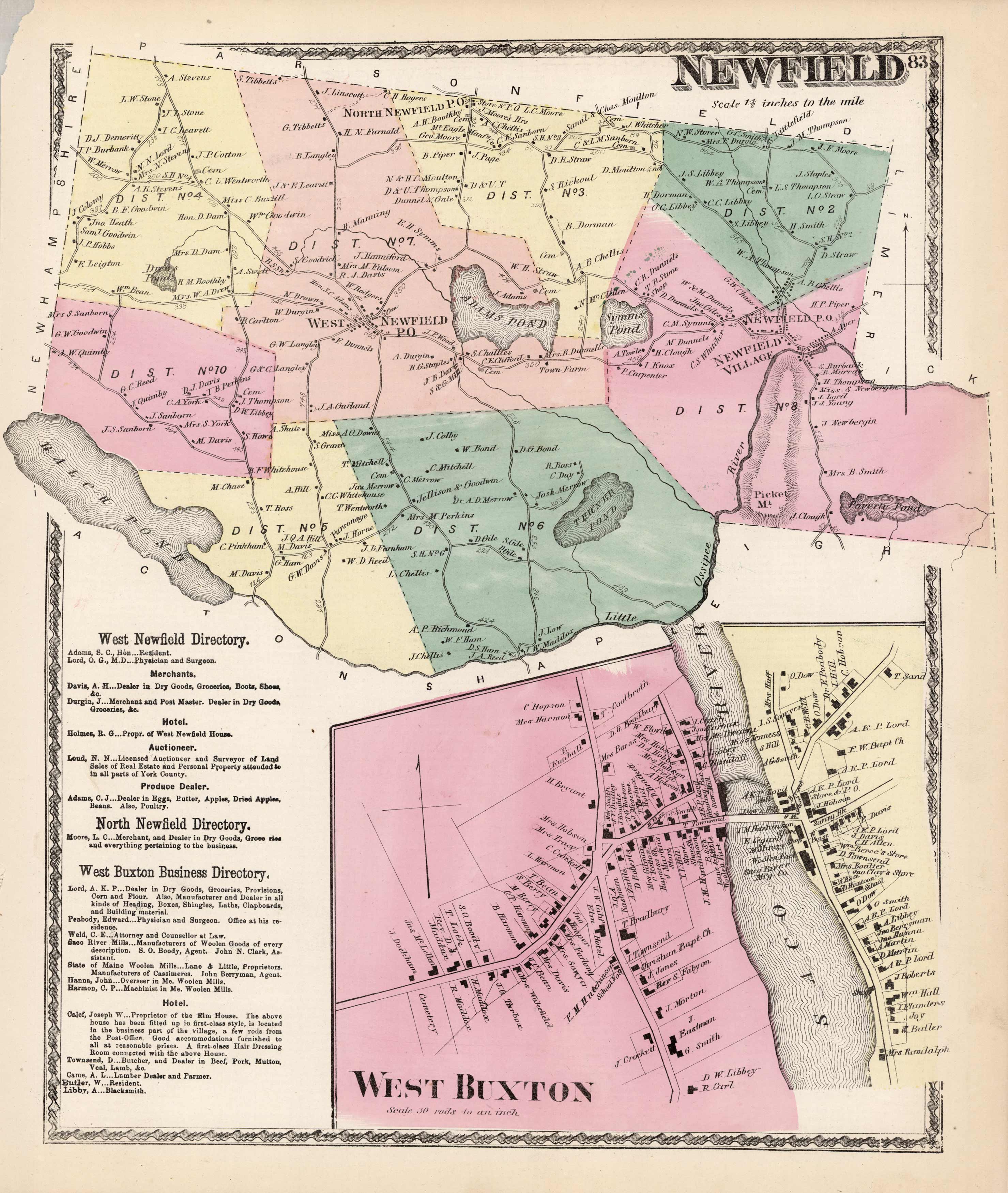 Newfield. West Buxton. (Maine)