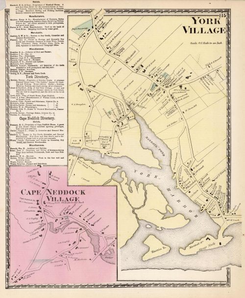 York Village. Cape Neddock Village. (Maine)