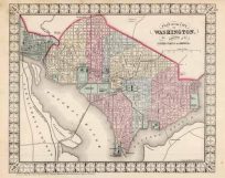 Plan of the City of Washington. The Capitol of the United States of America.