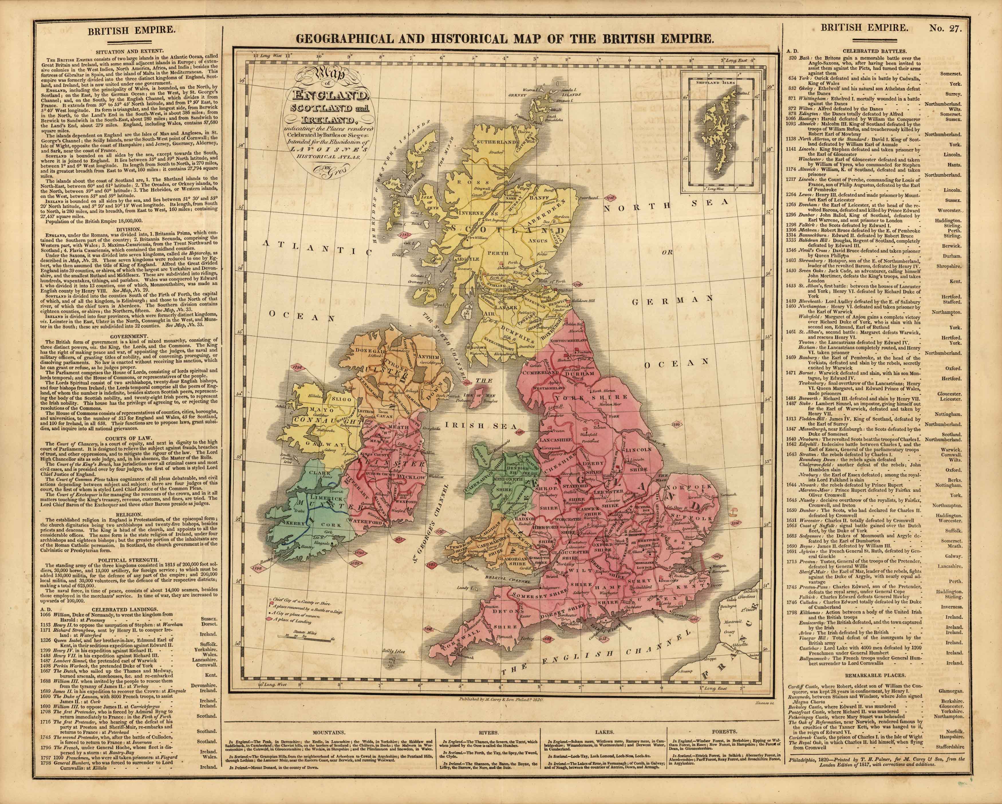 Geographical And Historical Map Of The British Empire Art Source