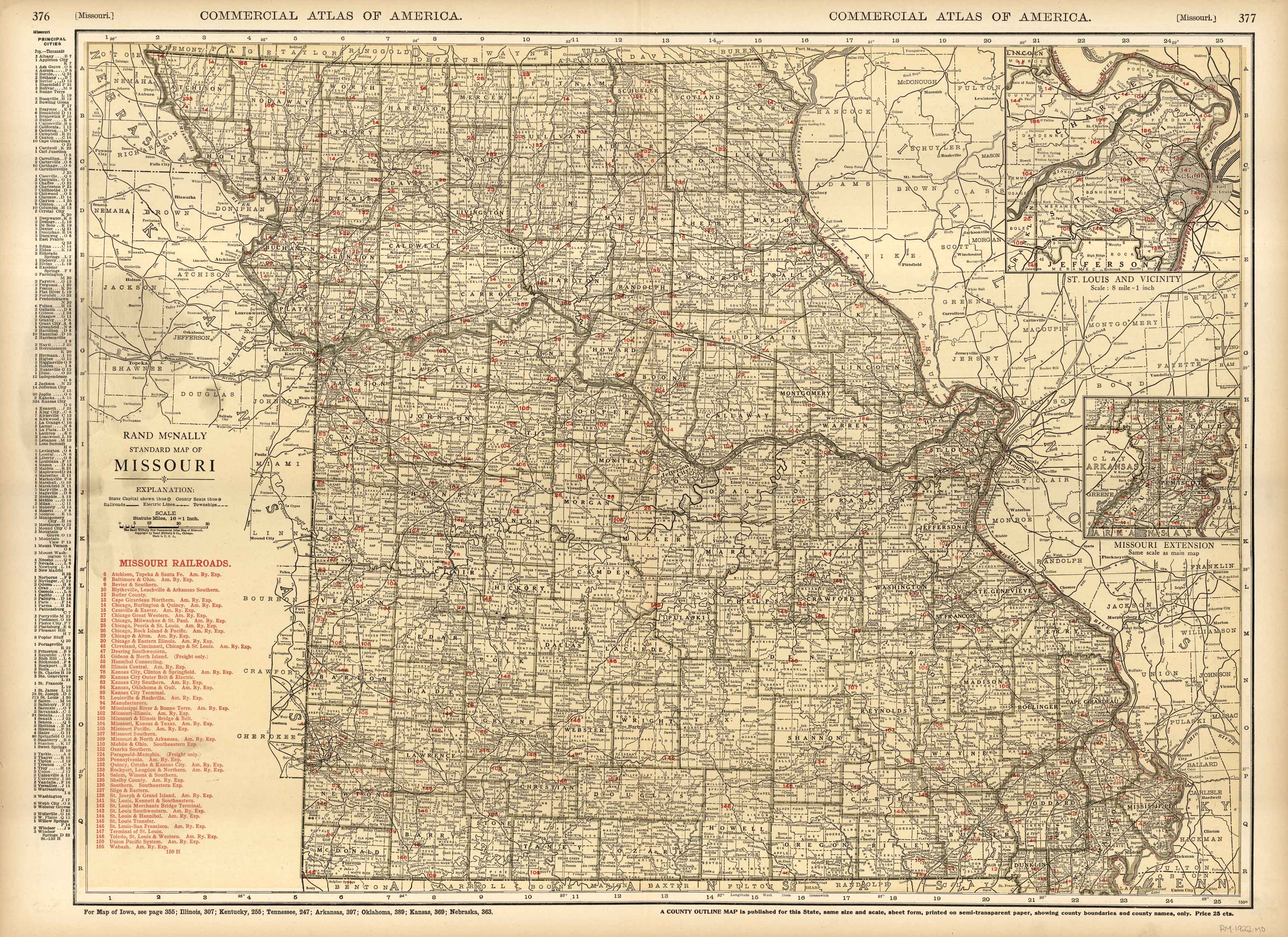 McNally S 1922 Map Of Montana Art Source International   MO 1 