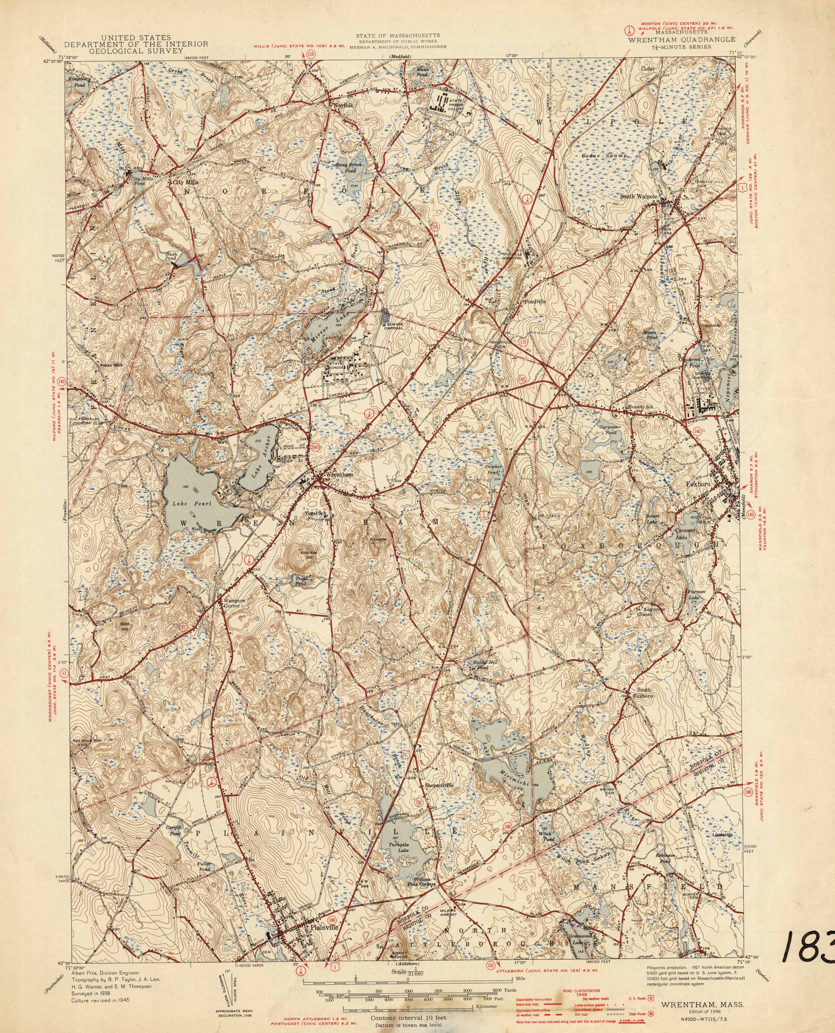 Antique Pittsfield West, Massachusetts 1947 US Geological Survey Topographic Map – discount Richmond, Lenox, Lanesboro, Hancock, Berkshire County, MA