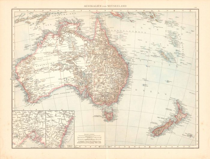 Australien Und Neuseeland (Australia and New Zealand) - Art Source ...