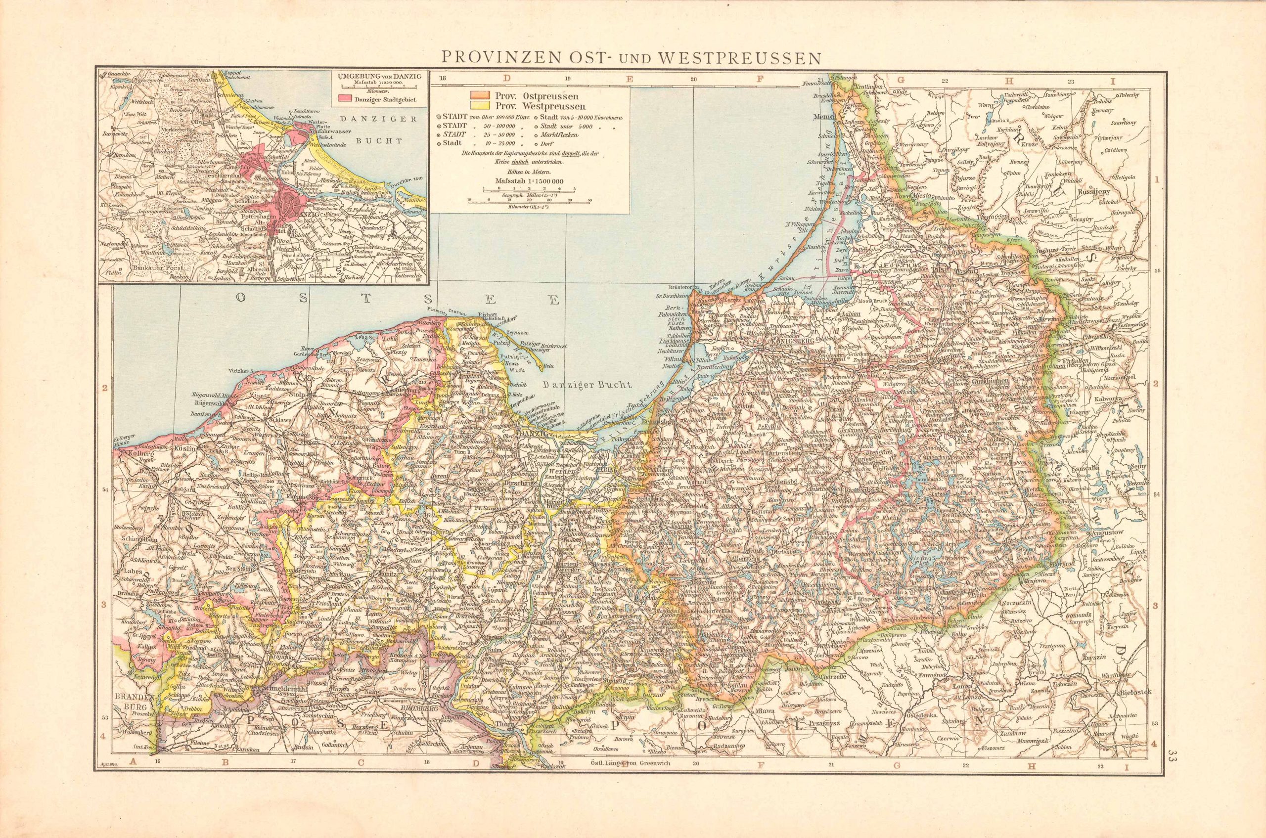 Provinzen Ost- Und Westpreussen (Provinces of East and West Pussia ...